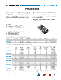 Datasheet MPU150-4530 manufacturer Power-One